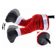 Χριστουγεννιάτικο στολίδι Δέντρου Πόδια Άγιου Βασίλη με κίνηση