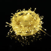 Χριστουγεννιάτικα Λαμπάκια Πρίζας LED Θερμό Χρώμα σε Καρούλι με Τηλεχειριστήριο 500LED 20m