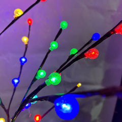Led Φωτιζόμενο Χριστουγεννιάτικο Δέντρο πολύχρωμο 180cm
