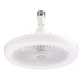 Περιστρεφόμενος ανεμιστήρας οροφής & φωτιστικό με λάμπα Ε27