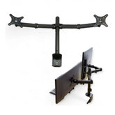 Διπλή βάση Τηλεόρασης με βραχίονα 10"-32"