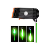 Επαναφορτιζόμενο πίσω φωτάκι ποδηλάτου πράσινο