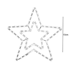 Χριστουγεννιάτικο αστέρι ψυχρό χρώμα LED 58x58cm