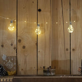 Xριστουγεννιάτικα φωτάκια τύπου λάμπες θερμό φως 3m 10 LED