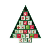 Ξύλινο χριστουγεννιάτικο διακοσμητικό ημερολόγιο