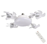 Ανεμιστήρας drone με τέσσερα πτερύγια, λάμπα Ε27 και τηλεχειριστήριο