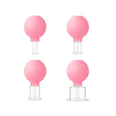 Σέτ Βεντούζες Σιλικόνης κατά των Ρυτίδων και της Κυτταρίτιδας 4τμχ