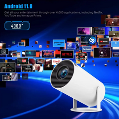 LED προτζέκτορας Ultra HD 4Κ περιστρεφόμενος 180°