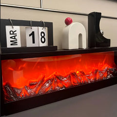Διακοσμητικό LED Τζάκι με εφέ φλόγας 61x23cm