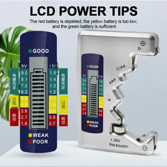 Ψηφιακό Battery Tester με υποδοχή C/AA-AAA-N-D 1.5-9V DT-886