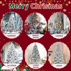 Χριστουγεννιάτικο δέντρο χιονισμένο 180cm