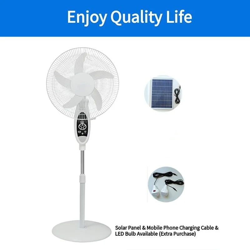 Ηλιακός Ανεμιστήρας με βάση 16inches GDTIMES  GD-936S