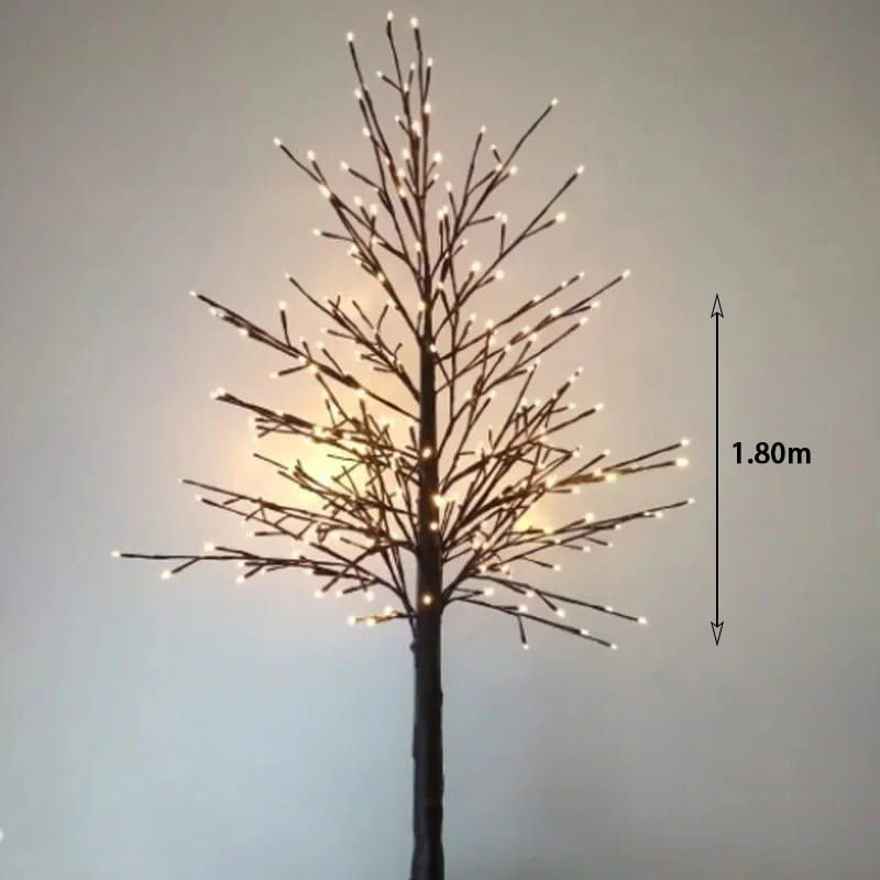 Led Φωτιζόμενο Χριστουγεννιάτικο Δέντρο Με 300 LED Θερμό Φωτισμό 180cm
