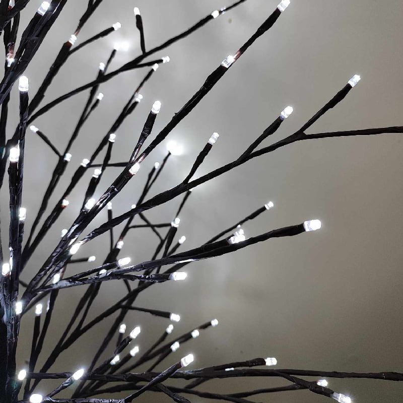 Led Φωτιζόμενο Χριστουγεννιάτικο Δέντρο Με 300 LED Ψυχρό Φωτισμό 180cm