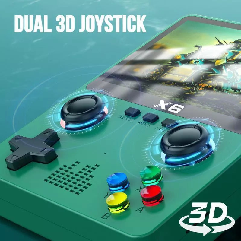 Φορητή Gaming Κονσόλα X6 με Οθόνη HD και 10.000 Παιχνίδια