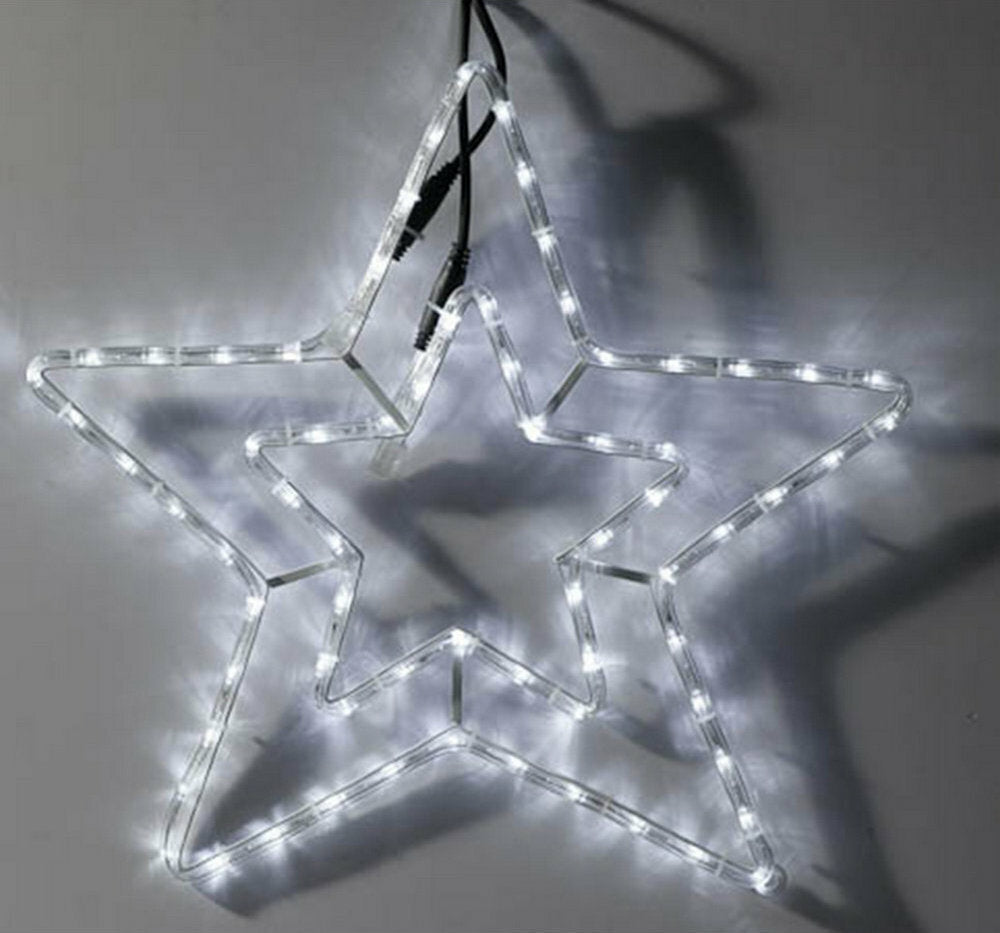 Χριστουγεννιάτικο αστέρι ψυχρό χρώμα LED 58x58cm