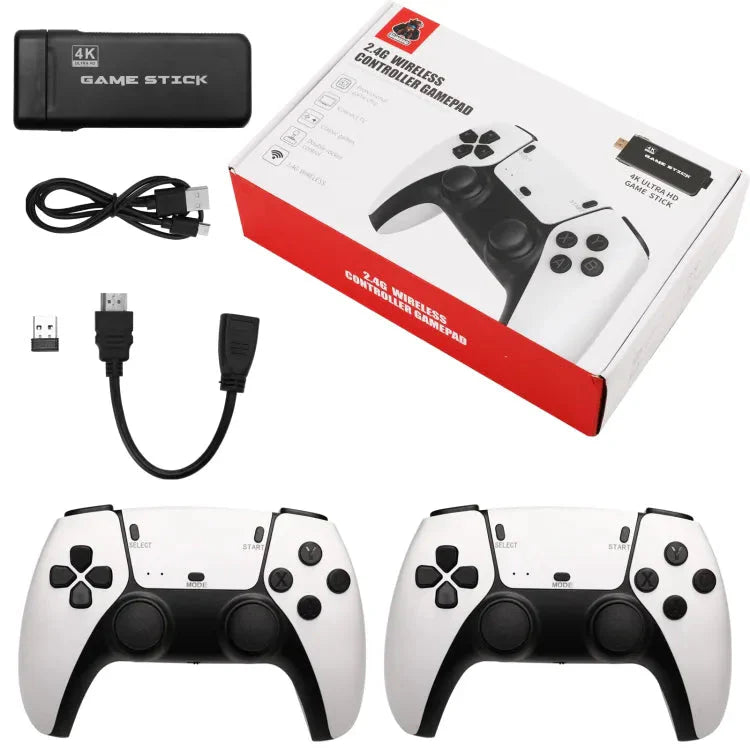 Κονσόλα παιχνιδιών 4K Ultra Game Stick με 20.000 παιχνίδια και 2 ασύρματα χειριστήρια