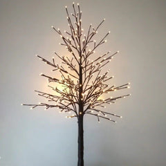 Led Φωτιζόμενο Χριστουγεννιάτικο Δέντρο Με 300 LED Θερμό Φωτισμό 180cm