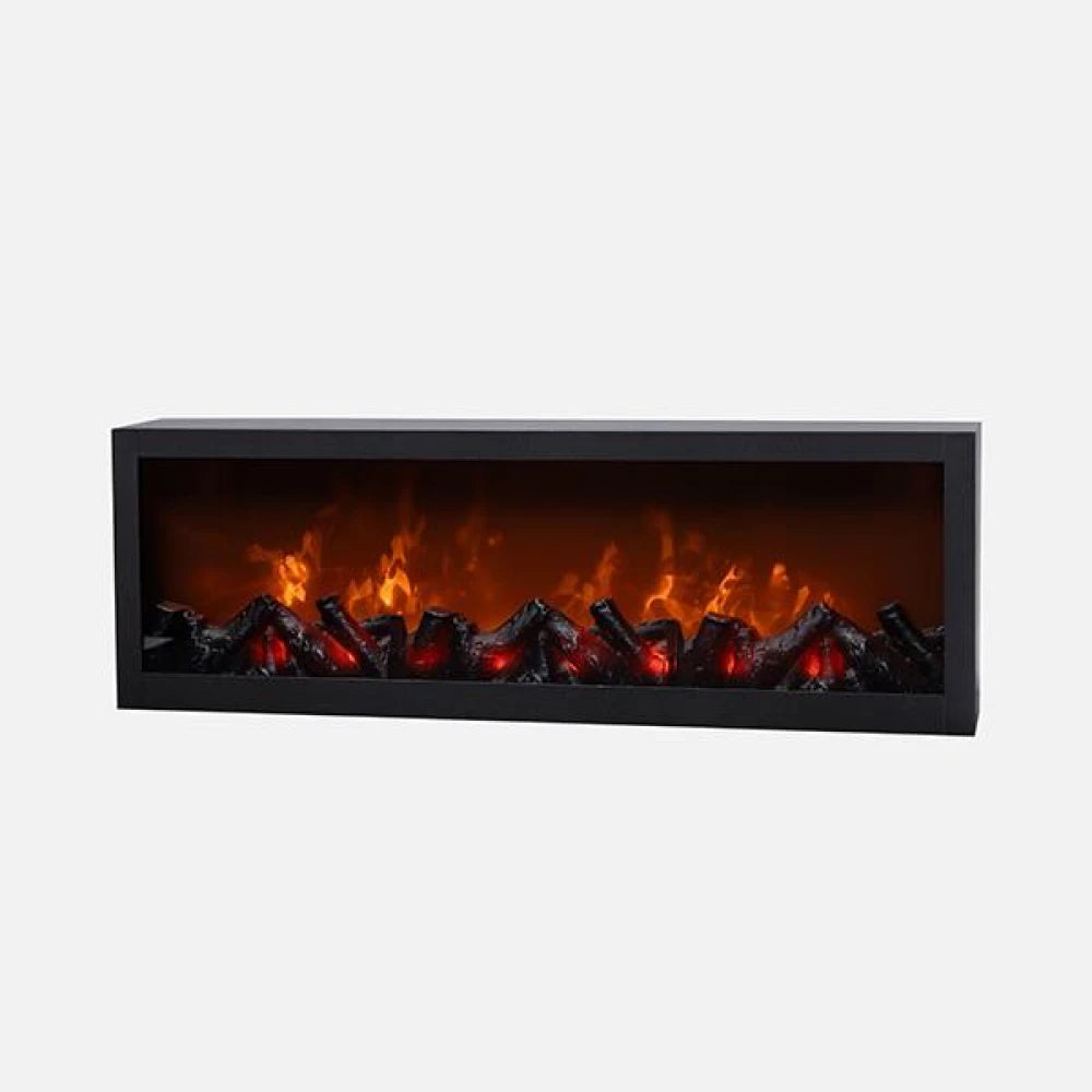 Διακοσμητικό LED Τζάκι με εφέ φλόγας 61x23cm