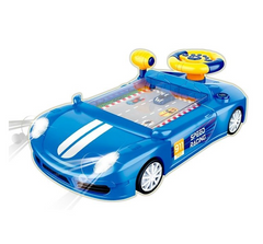 Παιδικό Παιχνίδι Οδήγησης Αυτοκίνητο μπλέ με Τιμονιέρα