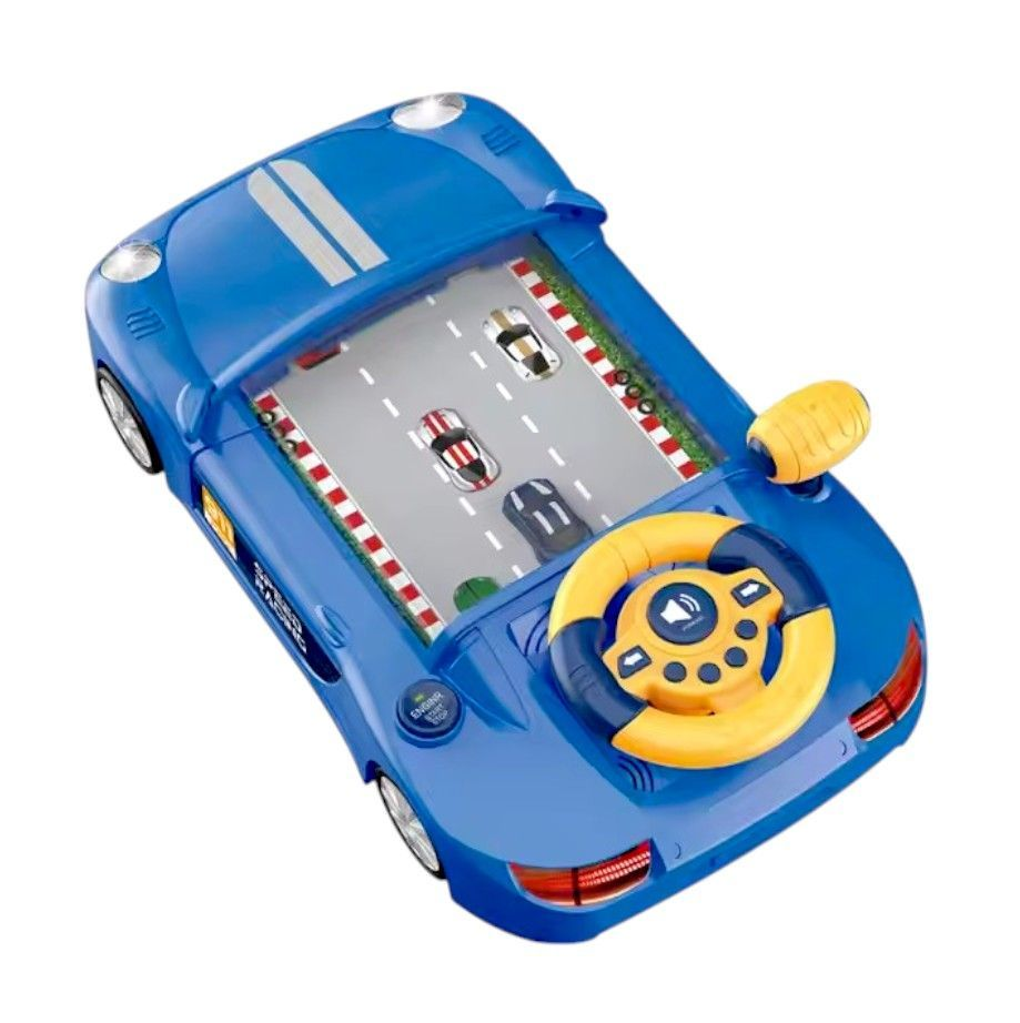 Παιδικό Παιχνίδι Οδήγησης Αυτοκίνητο μπλέ με Τιμονιέρα