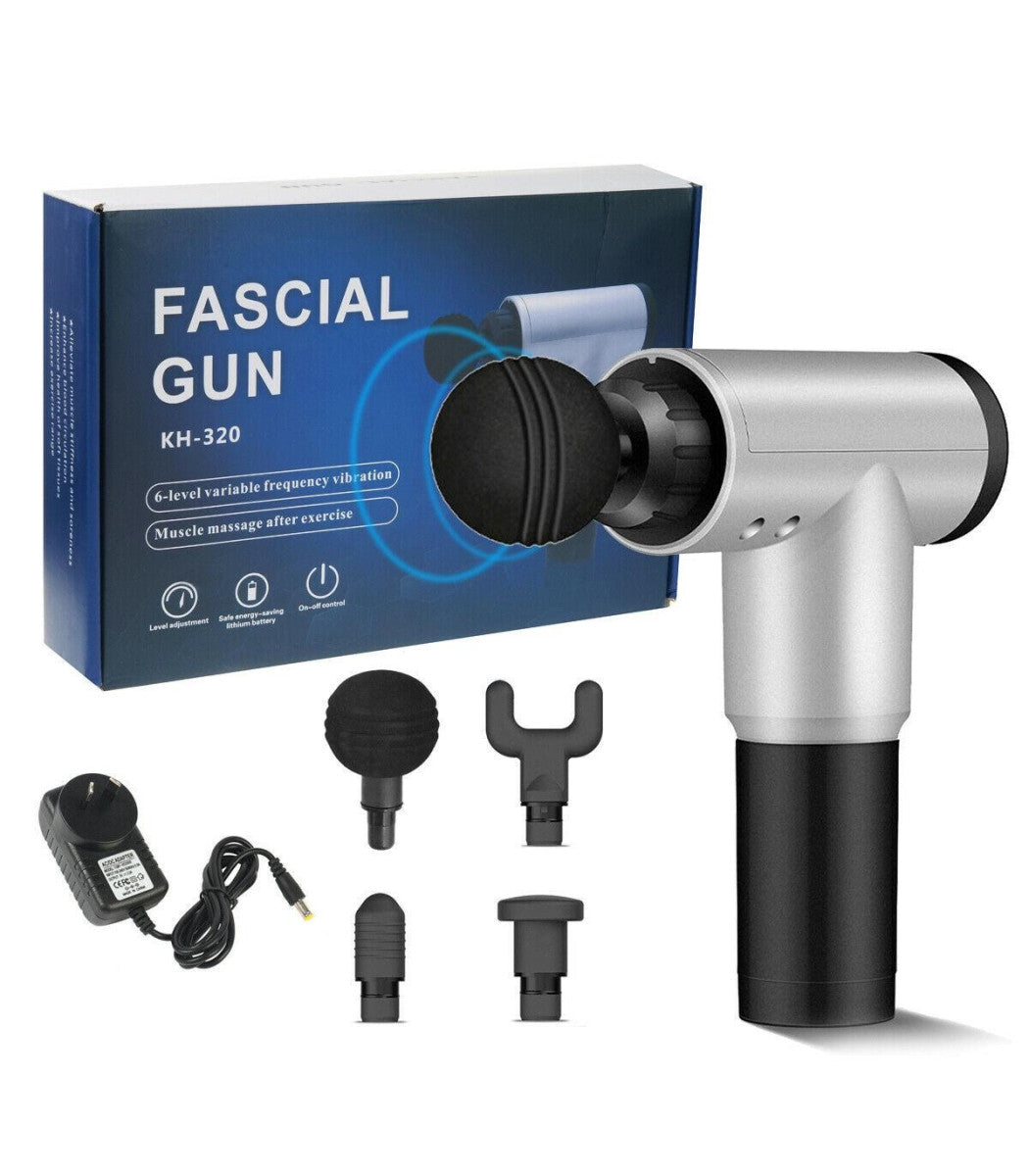 Massage Gun Συσκευή Μασάζ Για όλο Το Σώμα Με 4 Κεφαλές