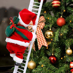 Διακοσμητικός Άγιος Βασίλης με Σκάλα "Ladder Santa"
