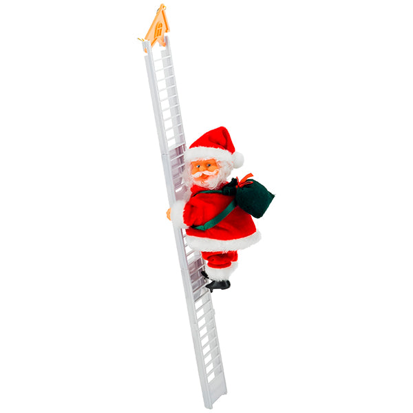 Διακοσμητικός Άγιος Βασίλης με Σκάλα "Ladder Santa"