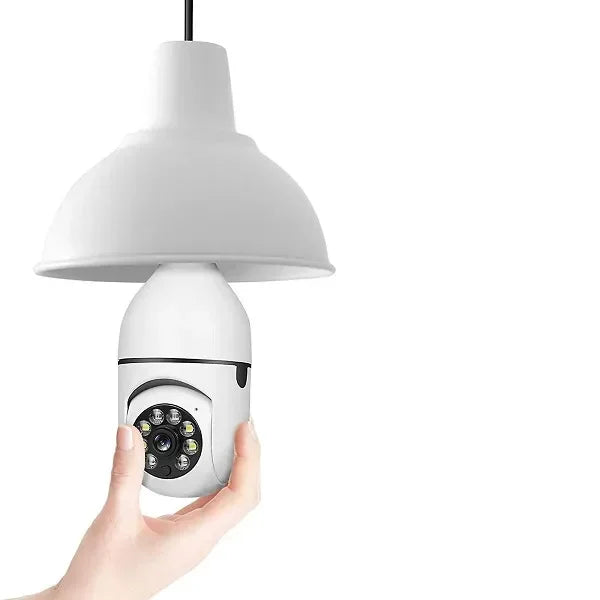 Κρυφή περιστρεφόμενη WiFi Κάμερα Λάμπα 1080p με Υποδοχή για Κάρτα Μνήμης