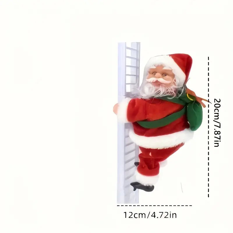 Διακοσμητικός Άγιος Βασίλης με Σκάλα "Ladder Santa"