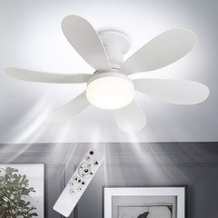 Ανεμιστήρας Οροφής 42cm με Φωτιστικό E27 LED και Τηλεχειριστήριο
