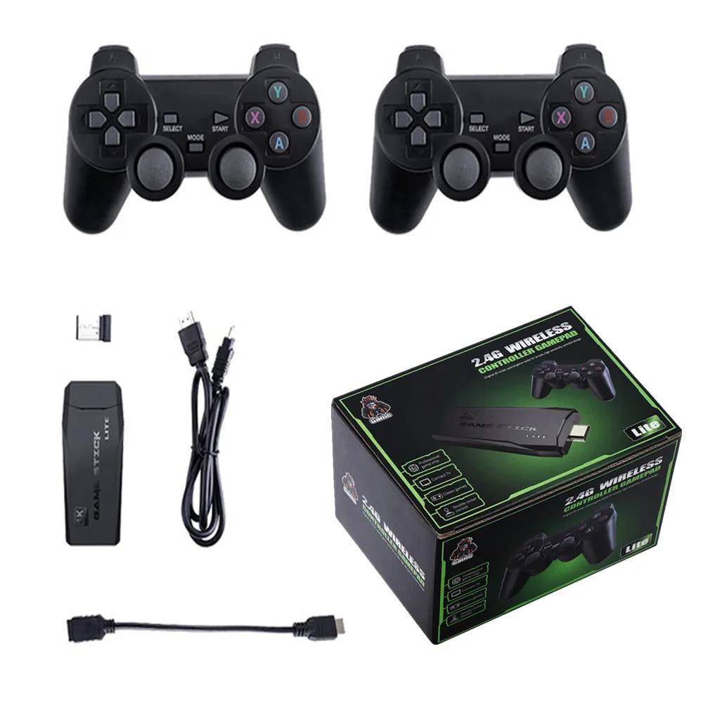 Κονσόλα Παιχνιδιών Game Stick 4K με 20.000+ Ρετρό Παιχνίδια και 2 Ασύρματα Χειριστήρια