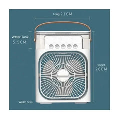 Ανεμιστήρας / Air Cooler και Υγραντήρας με Φωτισμό LED